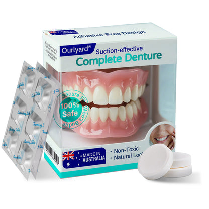 ✅ Made and Shipped from Australia | Ourlyard® Suction-fit Complete Denture🍇 up