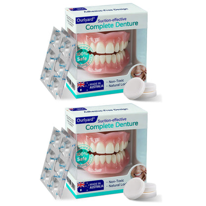 ✅ Made and Shipped from Australia | Ourlyard® Suction-fit Complete Denture🍇 up