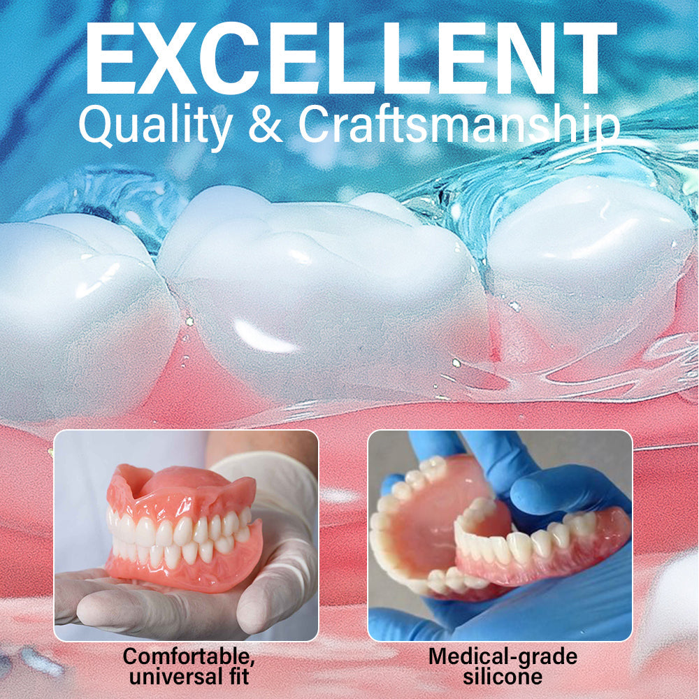 ✅ Made and Shipped from Australia | Ourlyard® Suction-fit Complete Denture🍇 up