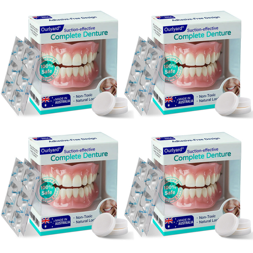🦷4 Sets🦷+ 24 Denture Cleaning Tablets